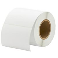 4 in x 3 in (102 x 76mm) Die Cut Clear Gloss Polyester for IColor 200 / 250 (775 Labels per roll)